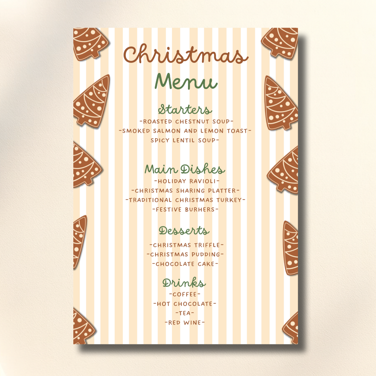 Christmas Gingerbread House Decorating Party Canva Set - Image 3