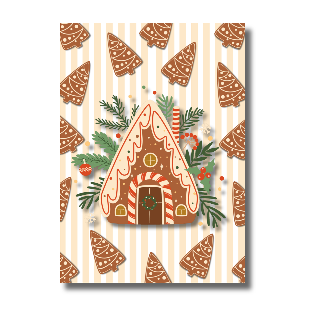 Christmas Gingerbread House Decorating Party Canva Set - Image 2