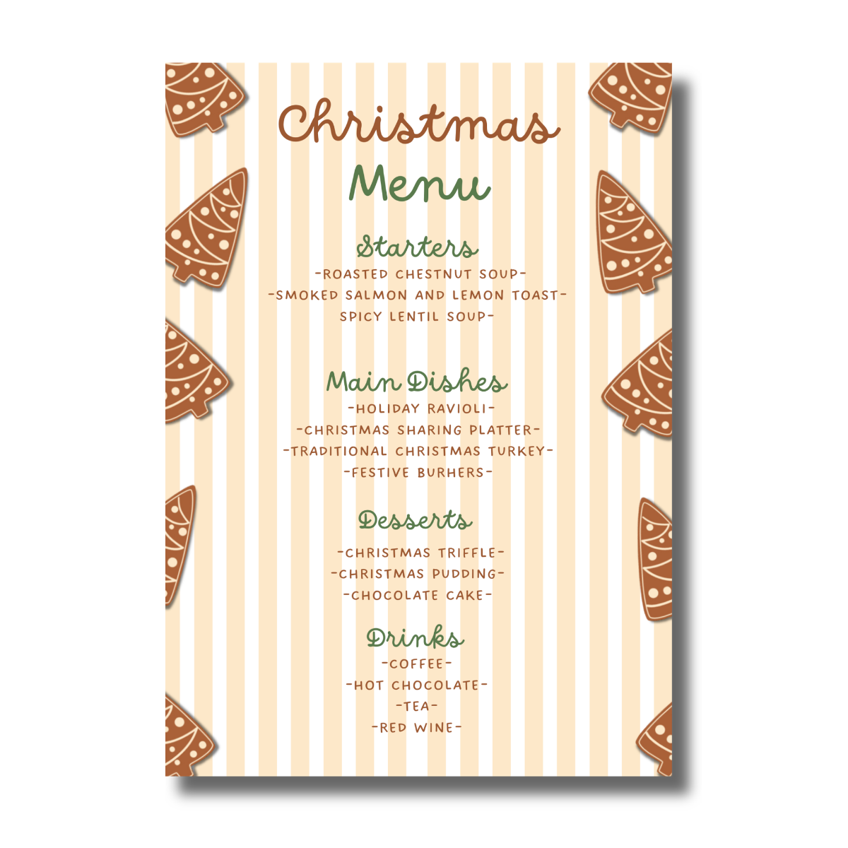 Christmas Gingerbread House Decorating Party Canva Set - Image 3