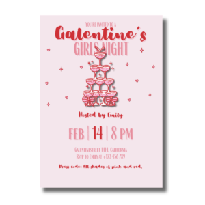 Galentine’s Girl’s Night Out Party Canva Set