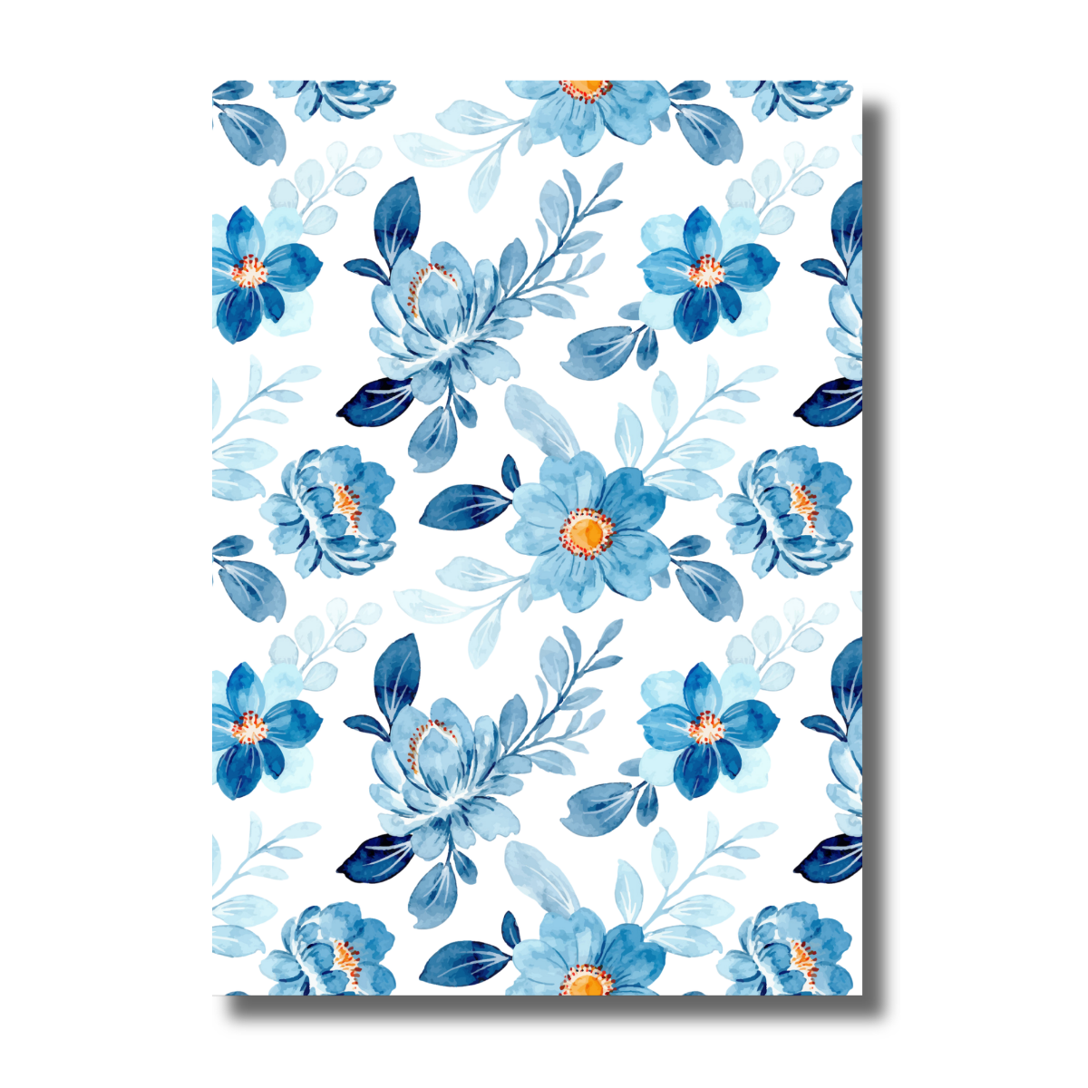 Watercolor Blue Flowers Mother’s Day Brunch Canva Invitation - Image 2