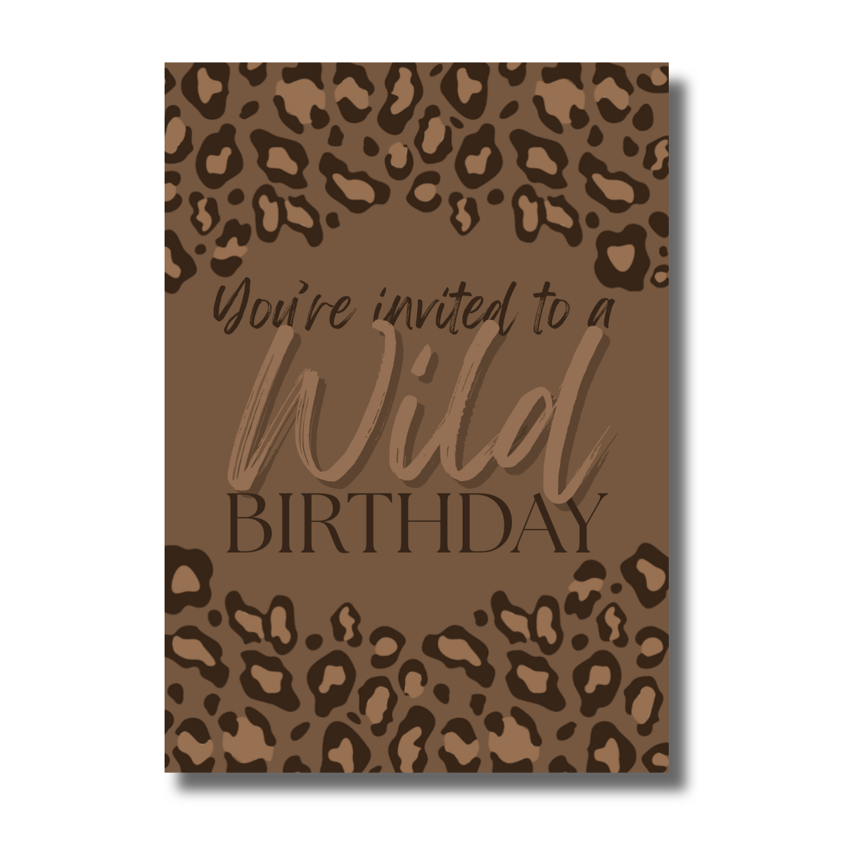 Leopard & Glam Birthday Party Canva Invitation - Image 2