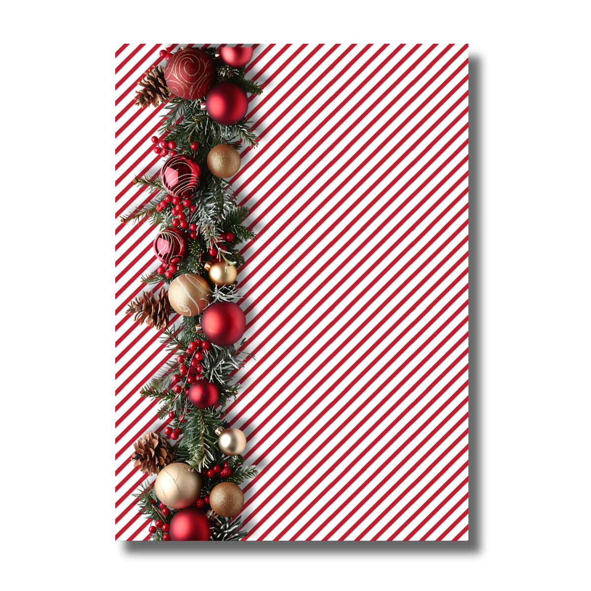 Christmas Garland Decoration and Ornaments Invitation - Image 2