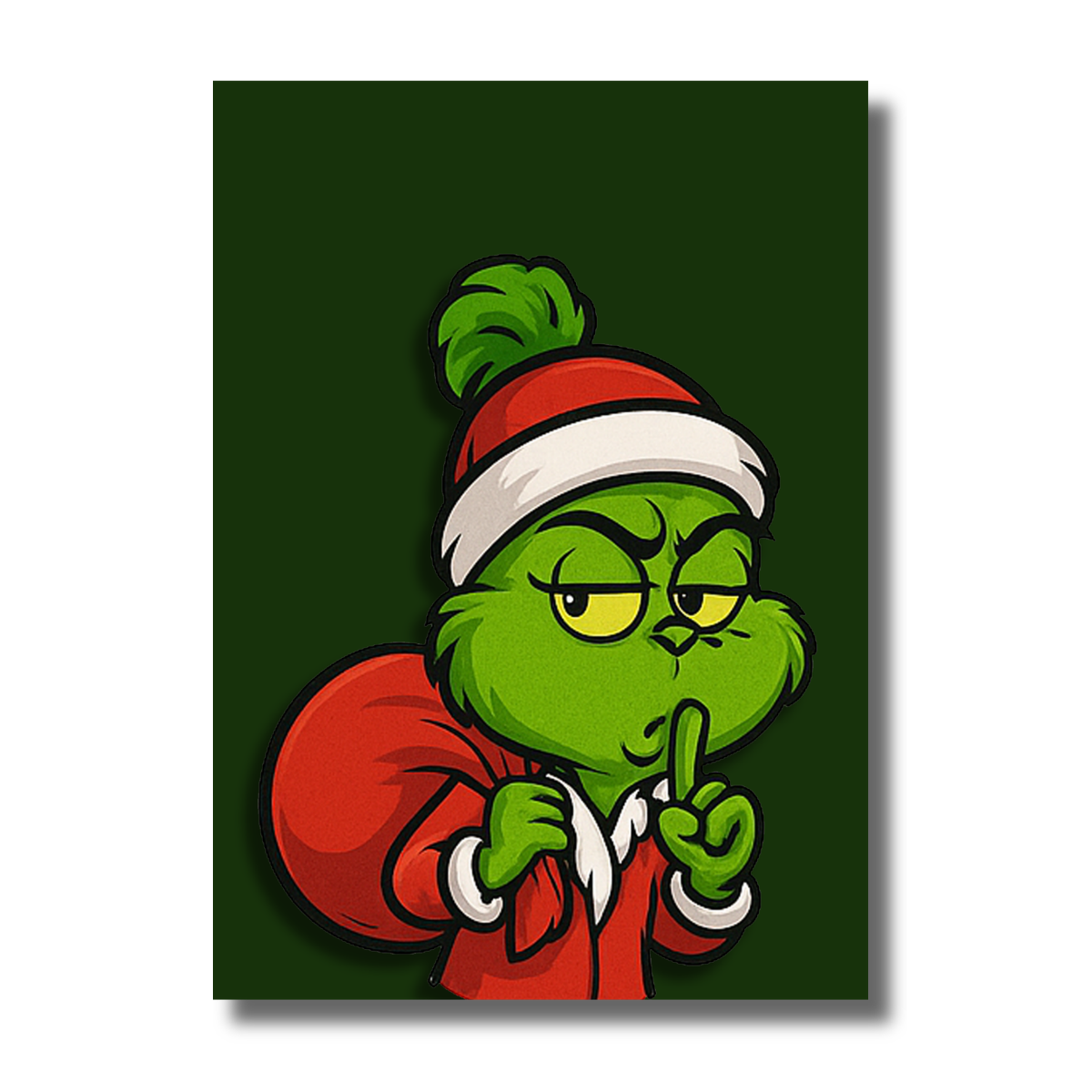 Merry Grinchmas Christmas Fun Party Invitation - Image 2